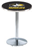 L214 - 36"" Chrome Michigan Tech Pub Table