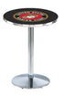 L214 - 36"" Chrome U.S. Marines Pub Table