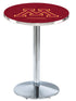 L214 - 36"" Chrome Minnesota Pub Table