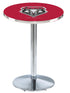 Holland Bar Stool L214 - 36"" Chrome New Mexico Pub Table