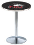 Holland Bar Stool L214 - 36"" Chrome Northern Illinois Logo Pub Table