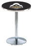 L214 - 36"" Chrome Purdue Pub Table