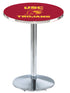 L214 - 36"" Chrome USC Trojans Pub Table