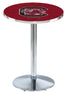 L214 - 36"" Chrome South Carolina Pub Table