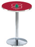 L214 - 36"" Chrome Stanford Pub Table