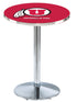 Holland Bar Stool Co Sports Team L214 - 36"" Chrome Utah Pub Table