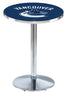 L214 - 36"" Chrome Vancouver Canucks Pub Table