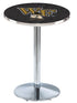 Holland Bar Stool Co Sports Team L214 - 36"" Chrome Wake Forest Pub Table