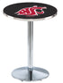 Holland Bar Stool Co Sports Team L214 - 36"" Chrome Washington State Pub Table