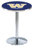 Holland Bar Stool Co Sports Team L214 - 36"" Chrome Washington Pub Table