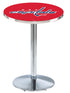 Holland Bar Stool Co. Sports Team L214 - 36"" Chrome Washington Capitals Pub Table