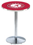 Holland Bar Stool L214 - 42""H Chrome Alabama Pub Table