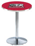 L214 - 42"" Chrome Alabama Pub Table
