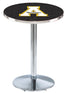 Holland Bar Stool L214 - 42""H Chrome Appalachian State Pub Table