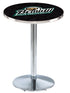 L214 - 42"" Chrome Bemidji State Pub Table.