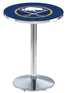 L214 - 42"" Chrome Buffalo Sabres Modern Pub Table