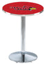L214 - 42"" Chrome Illinois State Pub Table