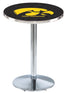 L214 - 42"" Chrome Iowa Pub Table