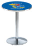 L214 - 42"" Chrome Kansas Pub Table