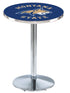 L214 - 42"" Chrome Montana State Pub Table