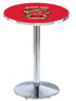 L214 - 42"" Chrome Maryland Pub Table