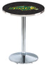 L214 - 42"" Chrome North Dakota State Pub Table