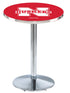 L214 - 42"" Chrome Nebraska Pub Table