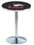 Holland Bar Stool L214 - 42"" Chrome Northern Illinois Logo Pub Table
