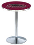 L214 - 42"" Chrome Southern Illinois Pub Table