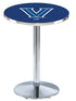 L214 - 42"" Chrome Villanova Pub Table.
