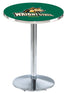 L214 - 42"" Chrome Wright State Pub Table