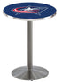 L214 - 36"" Stainless Steel Columbus Blue Jackets Pub Table