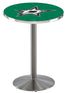 L214 - 36"" Stainless Steel Dallas Stars Pub Table