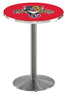 Holland Bar Stool Sports Team Stainless Steel Florida Panthers Pub Table - 36""