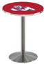 L214 - 36"" Stainless Steel Fresno State Pub Table