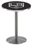 Holland Bar Stool Sports Team Stainless Steel Los Angeles Kings Pub Table - 36""