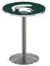 L214 - 36"" Stainless Steel Michigan State Pub Table