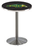 L214 - 36"" Stainless Steel North Dakota State Pub Table