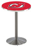 L214 - 36"" Stainless Steel New Jersey Devils Pub Table