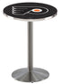 Holland Bar Stool Sports Team Stainless Steel Philadelphia Flyers Pub Table - 36""