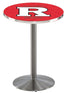 L214 - 36"" Stainless Steel Rutgers Pub Table