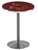 Holland Bar Stool Sports Team Stainless Steel Texas State Pub Table - 36