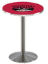 Holland Bar Stool Sports Team Stainless Steel UNLV Pub Table - 36""