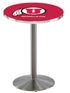 Holland Bar Stool Co Sports Team L214 - 36"" Stainless Steel Utah Pub Table