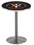 Holland Bar Stool Co Sports Team L214 - 36"" Stainless Steel Virginia Military Institute Pub Table