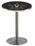 Holland Bar Stool Co Sports Team L214 - 36"" Stainless Steel Vanderbilt Pub Table