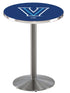 Holland Bar Stool L214 - 36"" Stainless Steel Villanova University Logo Pub Table