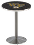 Holland Bar Stool Co Sports Team L214 - 36"" Stainless Steel Wake Forest Pub Table