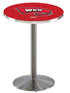 Holland Bar Stool Co Sports Team L214 - 36"" Stainless Steel Western Kentucky Pub Table