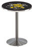 L214 - 36"" Stainless Steel Wichita State Pub Table